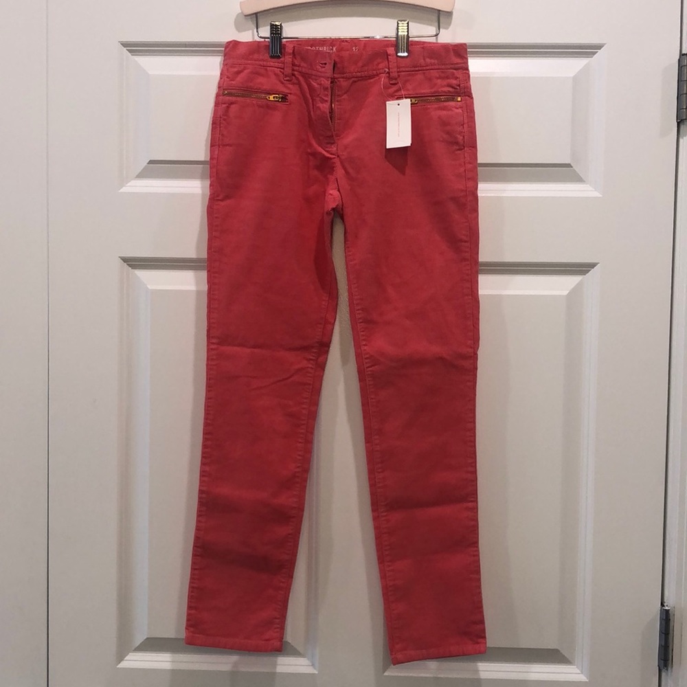 J Crew kids pink corduroy jeans in pink size 12